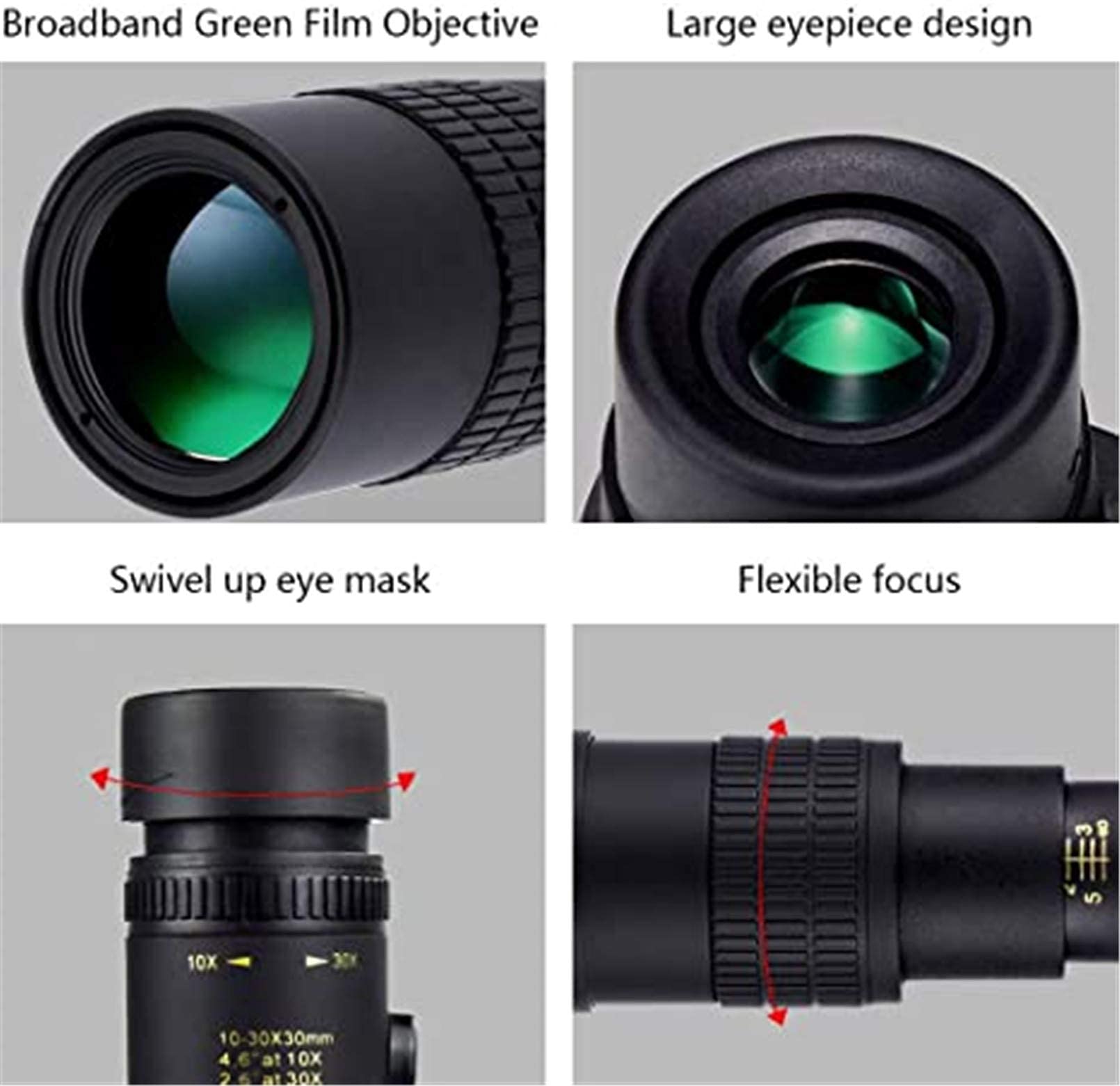 YU  10-300X40mm超望遠ズーム単眼望遠鏡 Amazon.co.jp: ギフト4K10-300X40Mm超望遠鏡ズーム単眼望遠鏡